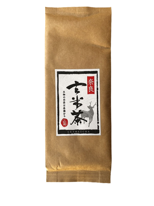 Roasted Brown Rice Genmaicha Tea Leaves 玄米茶 100grams